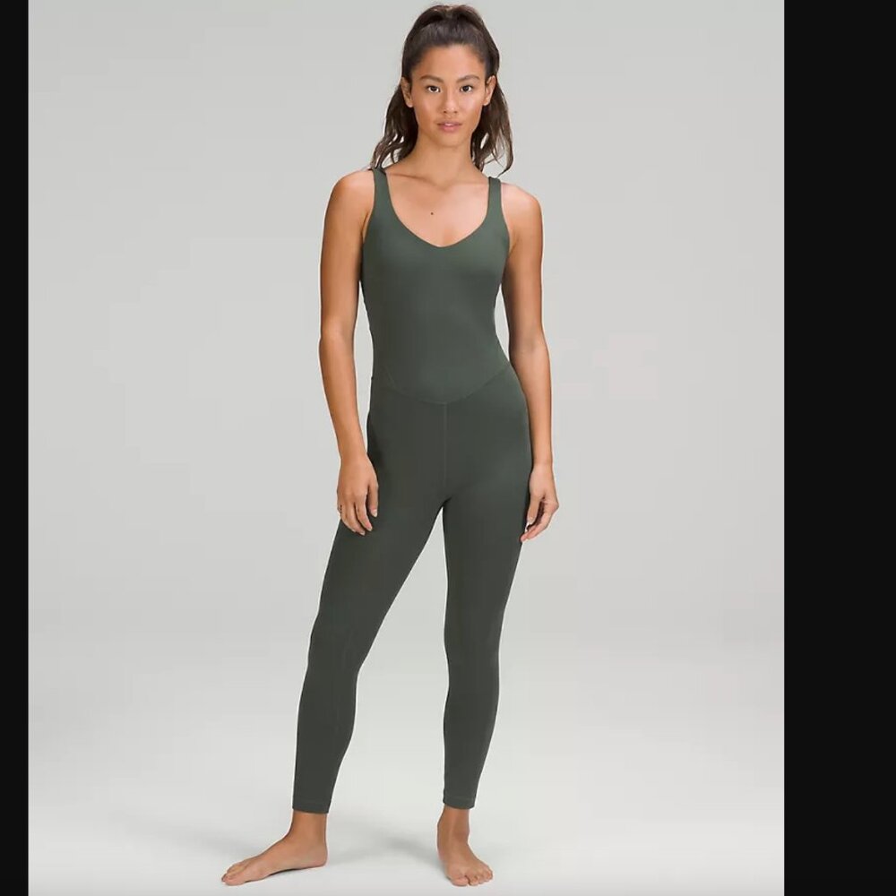 lululemon Align™ Bodysuit 25" Smoked Spruce Size 8